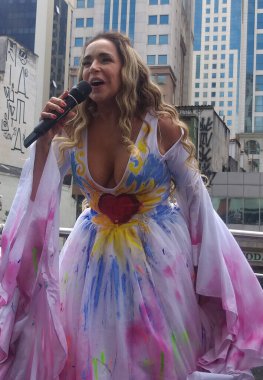 Sao Paulo- 03 Ocak 2020: DANIELA MERCURY - Daniela Mercury 'nin patlamış mısır bloğu bu pazar öğleden sonra Sao Paulo karnavalını kapatıyor 