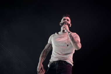 FLORIANOPOLIS, SC, Aralık 2019 - Brezilya 'da Gusstavo Lima Show