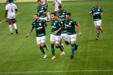 SAO PAULO, SP, BRAZIL, 28.11.2020: Sao Paulo, Brezilya 'da iki takım arasında futbol maçı