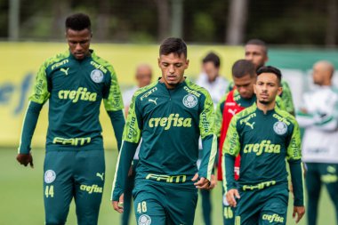 SAO PAULO, SP, BRAZIL: Brezilya 'daki iki Campeonato Brasileiro Srie A takımı arasında futbol maçı