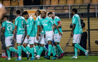 SAO PAULO, SP, BRAZIL: Brezilya 'daki iki Campeonato Brasileiro Srie A takımı arasında futbol maçı