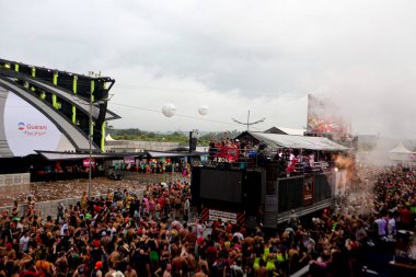 Votuporanga (SP), 24 / 02 / 2020 OBA FESTIVAL - A Zorra ve diğerleri Brezilya 'daki OBA festivali sırasında