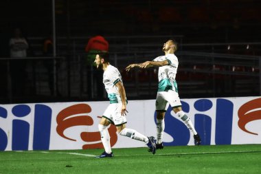 SAO PAULO - OCT 26, 2019: BRASILEIRAO - Match brasileirao, valid for the 21 round of the Brazilian Championship, at Estadio do Morumbi, west zone of Sao Paulo