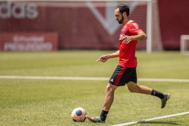 SAO PAULO, SP, BRAZIL: Brezilya 'daki iki Campeonato Brasileiro Srie A takımı arasında futbol maçı