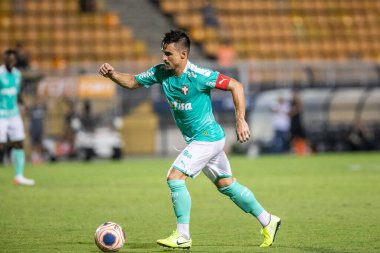 SAO PAULO, SP, BRAZIL: Brezilya 'daki iki Campeonato Brasileiro Srie A takımı arasında futbol maçı