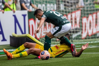 SAO PAULO, SP, BRAZIL: Brezilya 'daki iki Campeonato Brasileiro Srie A takımı arasında futbol maçı
