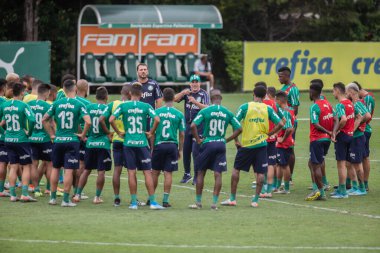 SAO PAULO, SP, BRAZIL: Brezilya 'daki iki Campeonato Brasileiro Srie A takımı arasında futbol maçı