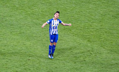 6 Aralık 2020, Sao Paulo, Brezilya: Sao Paulo, Sao Paulo 'da 2020 Brezilya 1. Lig bayan futbol liginin şampiyonu ile Avai-Kindermann arasındaki futbol maçı.