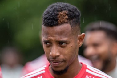 Sao Paulo - 3 Mart 2020: Sao Paulo takımının eğitimi sırasında. Eylem, Sao Paulo 'nun batısındaki Barra Funda' nın tomografisinde gerçekleştirildi.