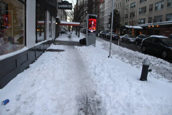 New Aftermath Blizzard New York December 2020 New York Usa — Stock Photo, Image
