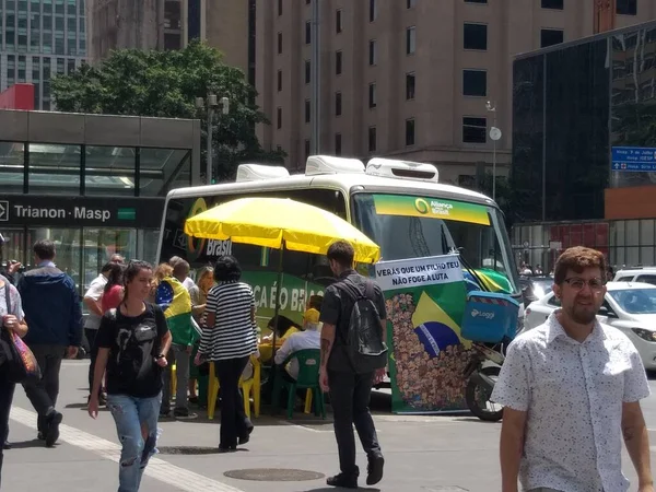 Alianca Pelo Brasil Politiskt Parti Sao Paulo Brasilien — Stockfoto
