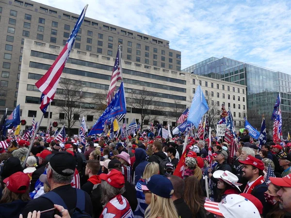 Washington Eua 2020 Manifestações Direita Explodem Coração Washington Eua — Fotografia de Stock