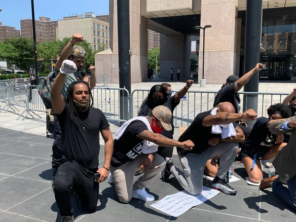 Nyhet Fredliga Svarta Liv Viktiga Protester Harlem Juni 2020 Harlem — Stockfoto