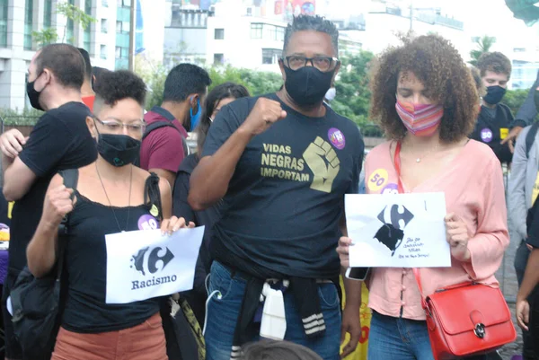 Sao Paulo Brasilien November 2020 Black Awareness Day Med Protest — Stockfoto