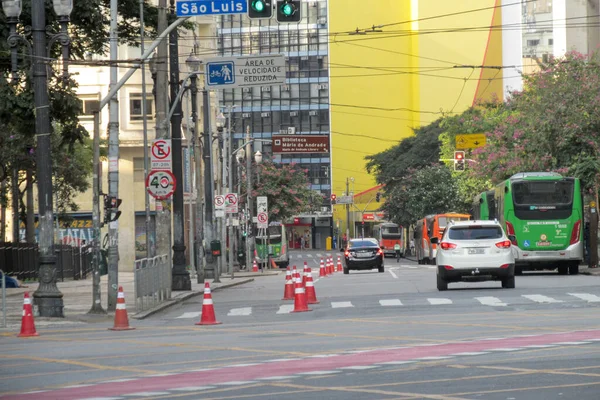 Eğlence Döngüsü Yolları Nın Yeniden Etkinleştirilmesi Temmuz 2020 Sao Paulo — Stok fotoğraf