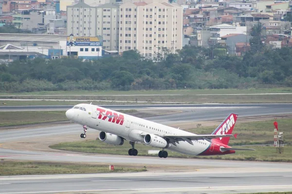 Janeiro 2021 Aeroporto Internacional São Paulo Brasil — Fotografia de Stock