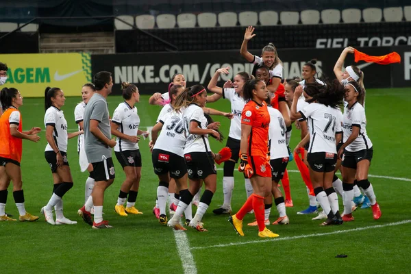 Spo Liga Paulista Futebol Feminino Dezembro 2020 São Paulo Brasil — Fotografia de Stock