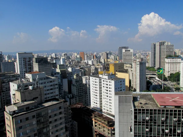 Situação Meteorológica Circulação Pessoas São Paulo Novembro 2020 São Paulo — Fotografia de Stock