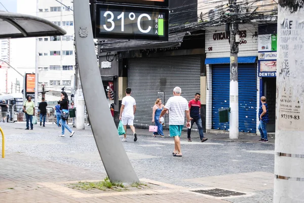 Sao Paulo 巴西圣保罗炎热天气 — 图库照片