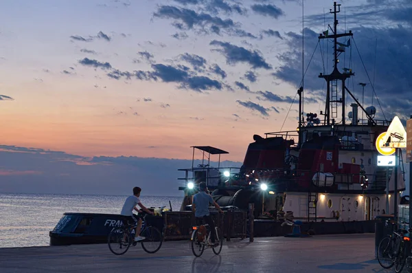 Rimini Ita 2020 Jeder Tag Rimini Italien Einbruch Der Nacht — Stockfoto