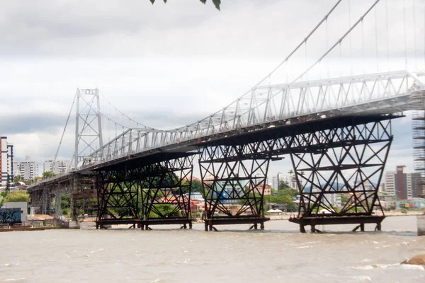 Florianopolis 2020 Ponte Hercilio Luz — Stok fotoğraf