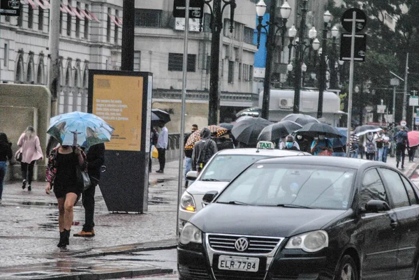 圣保罗 2020年11月19日 圣保罗降雨 — 图库照片