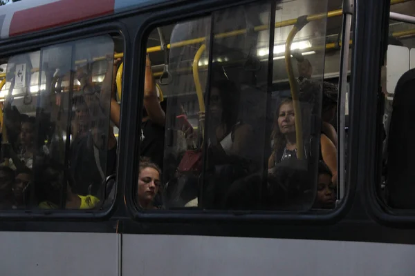 Streets Het Centrum Van Rio Janeiro Brazilië — Stockfoto