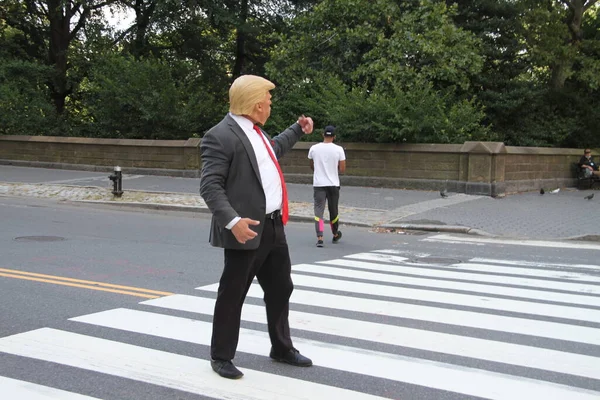 September 2020 New York Usa Man Dressed Usa President Donald — Stock Photo, Image