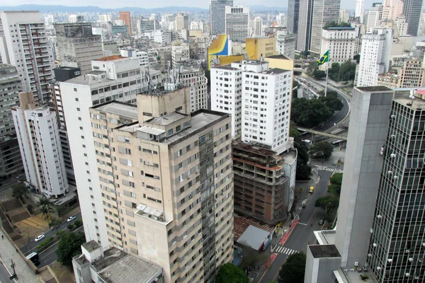 Вид Воздуха Центр Сан Паулу Сентября 2020 Года Сао Паулу — стоковое фото