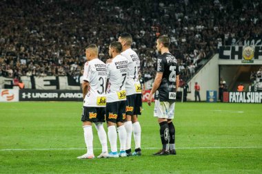 SAO PAULO - OCT 19, 2019: CORINTHIANS during the match between valid for the 27th round of the Brazilian Championship, at the Corinthians Arena in Itaquera