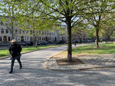 Brooklyn (ABD), 28 / 04 / 2020 - COVID sırasında Brooklyn 'de park