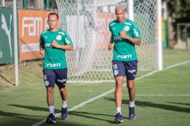 SAO PAULO, SP, BRAZIL: Brezilya 'daki iki Campeonato Brasileiro Srie A takımı arasında futbol maçı