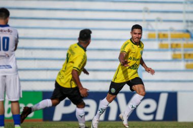 SAO PAULO, SP, BRAZIL: Brezilya 'daki iki Campeonato Brasileiro Srie A takımı arasında futbol maçı