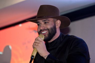 FLORIANOPOLIS, SC, Aralık 2019 - Brezilya 'da Gusstavo Lima Show