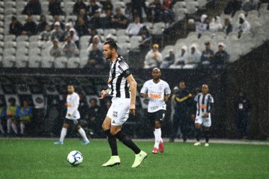 SAO PAULO - OCT 19, 2019: CORINTHIANS during the match between valid for the 27th round of the Brazilian Championship, at the Corinthians Arena in Itaquera