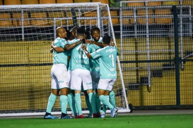 SAO PAULO - OCT 26, 2019: BRASILEIRAO - Match brasileirao, valid for the 21 round of the Brazilian Championship, at Estadio do Morumbi, west zone of Sao Paulo
