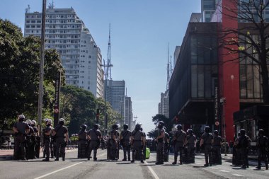 SAO PAULO, SP, 07.05.2020 -  Protests against Jair Bolsonaro in sao Paulo, Brasil  