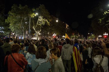 BARCELONA (İspanya) 15 / 10 / 2019 - Katalonya özgürlüğü protestosu