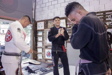 GUARULHOS, Sao Paulo - 11 Ocak 2020: ATHLETE GUARULHENSE JIU JUMBLE İNSANLIK KONDÜŞÜRÜĞÜ 2.