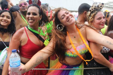 RUO DE JANEIRO, RJ, 12.01.2020 - BLOCO DE CARNAVAL - Bloco da Favorita Copacabana, Rio de Janeiro 