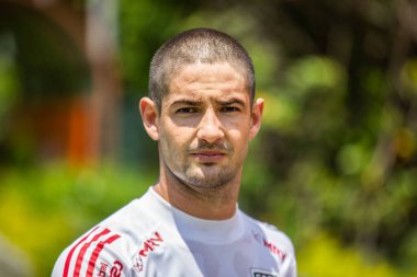 Sao Paulo - 3 Mart 2020: Sao Paulo takımının eğitimi sırasında. Eylem, Sao Paulo 'nun batısındaki Barra Funda' nın tomografisinde gerçekleştirildi.