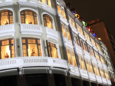 CURITIBA, PR, 12.06.2019 - 'Noelin Curitiba' daki ana eğlencesi, Luz dos Pinhais 2019. Coral do Palacio Avenida bu cuma açılıyor. 29. Baskısı 'nda Brezilya' nın en büyük gösterilerinden biri olarak kabul edilir..