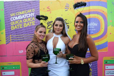 Sao Paulo, 25 Ocak 2020 - SAMBA VAI VAI OKULU TEKNİKİ - Escola de Samba Vai Vai 'nin teknik provası Sao Paulo' nun kuzeyinde Anhembi 'de gerçekleşti. 