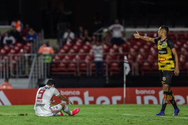 SAO PAULO, SP, BRAZIL: Brezilya 'daki iki Campeonato Brasileiro Srie A takımı arasında futbol maçı
