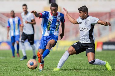 SAO PAULO, SP, BRAZIL: Brezilya 'daki iki Campeonato Brasileiro Srie A takımı arasında futbol maçı