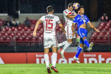 SAO PAULO, SP, BRAZIL: Brezilya 'daki iki Campeonato Brasileiro Srie A takımı arasında futbol maçı