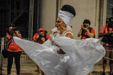 Sao Paulo (SP), 14 / 02 / 2020 - ENSAIO TECNICO DA ESCOLA DE SAMBA - Samba festivali Sao Paulo, Brezilya 