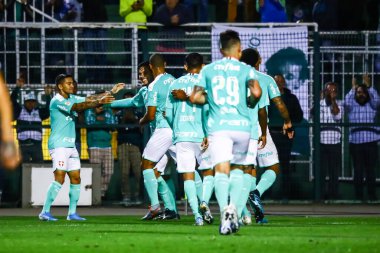 SAO PAULO, SP, BRAZIL: Brezilya 'daki iki Campeonato Brasileiro Srie A takımı arasında futbol maçı