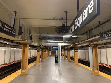 NEW YORK (USA) - 22 .01.2020: bir salgın sırasında COVID-19