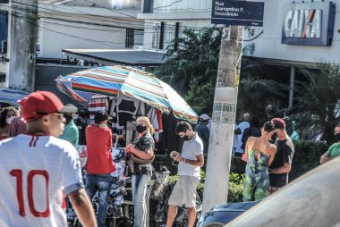 Rio de Janeiro valisinin görevden alınması. 29 Temmuz 2020, Rio de Janeiro, Brezilya: STF 'nin (Brezilya Federal Yüksek Mahkemesi) Rio de Janeiro valisinin görevden alınması kararına karşı Alerj' de gösteri